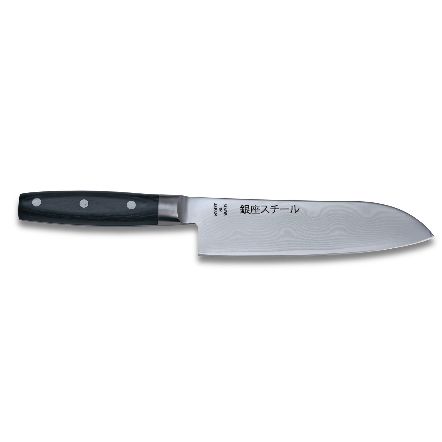 HAYAMI 180 - VG10 - 33 Layered Damascus Steel Santoku Knife 180mm Ginza Steel