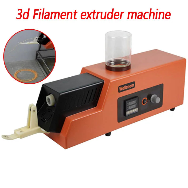 3d Filament extruder machine / 3d filament maker Desktop 3D printing consumables extruder 1.75mm 3mm Speed Adjustable REX-C100 Elk-Valley 3D
