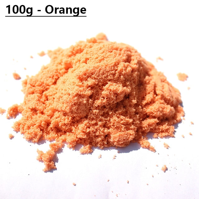 100g/bag Sand Slime Soft Clay Novelty Beach Toys Model Clay Dynamic Moving Magic Sand Toys for Children Elk-Valley 3D