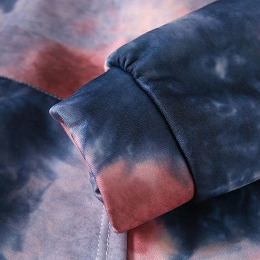 Anime Tie-dye Hoodie Attack on Titan Pullovers Tops Long Sleeves Hoodie Male Clothes Elk-Valley 3D