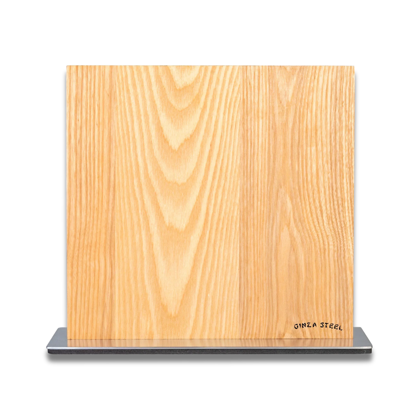 Ginza Steel Magnetic Wood Knife Block | Stylish & Functional