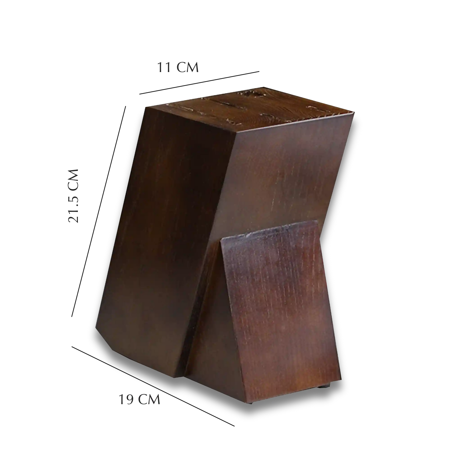 HAGAKURE SIX | Essential 6 pcs Knife set | 4 Knives, 1 Shears with Wood Block Ginza Steel