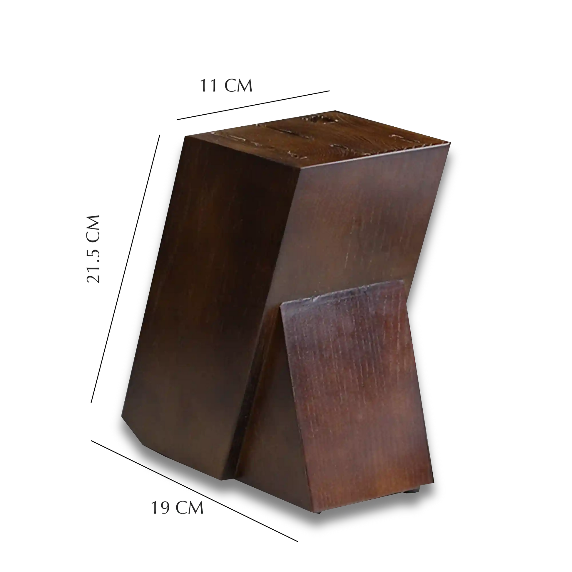 HAGAKURE SIX | Essential 6 pcs Knife set | 4 Knives, 1 Shears with Wood Block Ginza Steel