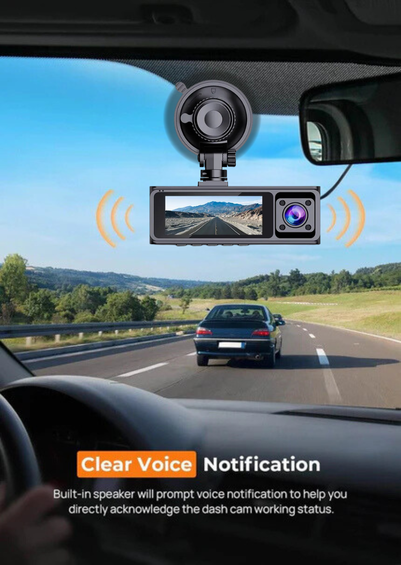 LDAS A20 Dash Cam WiFi , 2.5K Car Camera, Dashcams with App, Night Vision, G-Sensor, Loop Recording, 24H Parking Mode, Free 128G SD Card, Support 256GB Max (Black) LDAS ELECTRONICS