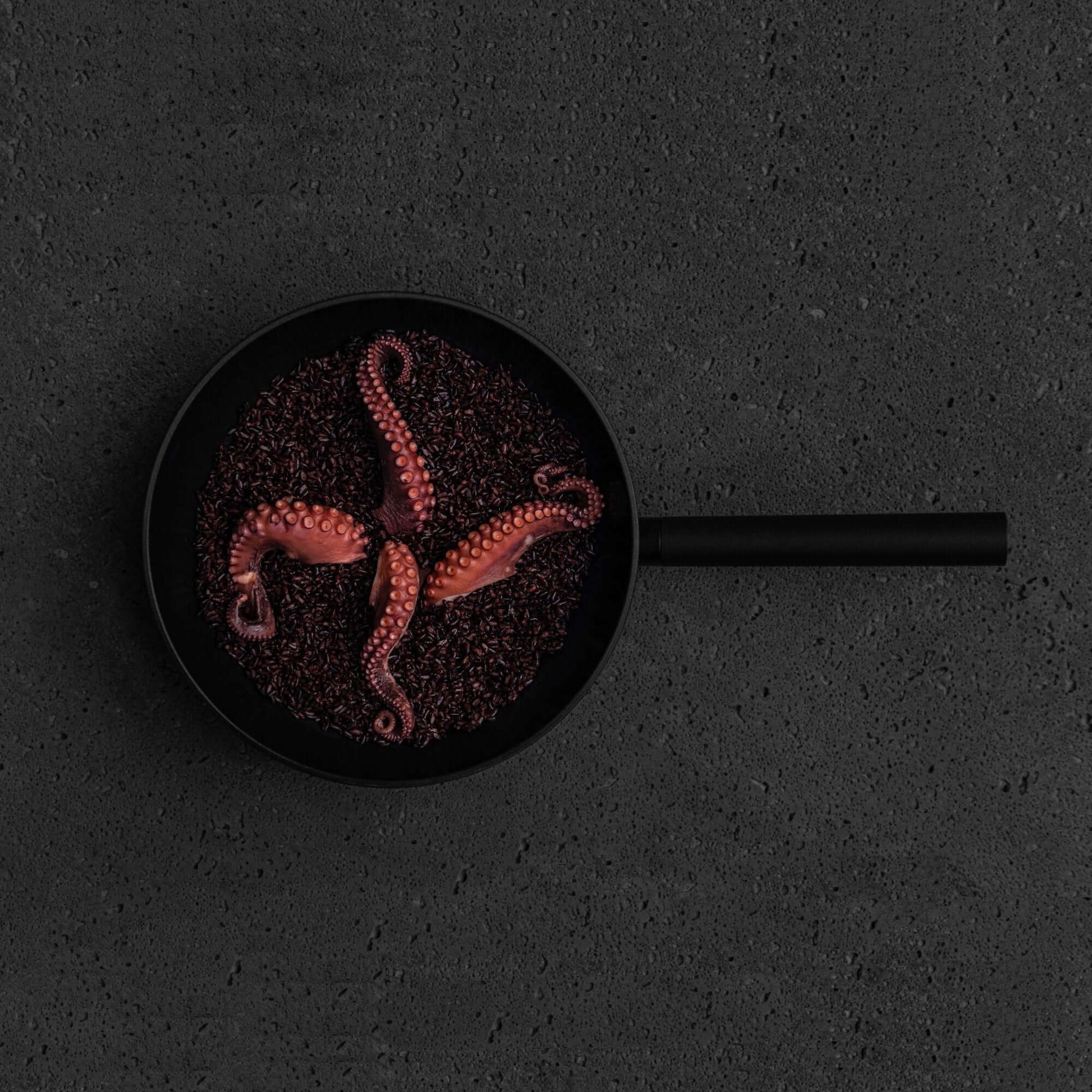 COMBEKK - Ceramic Aluminium FRY PAN 28CM BLACK Ginza Steel