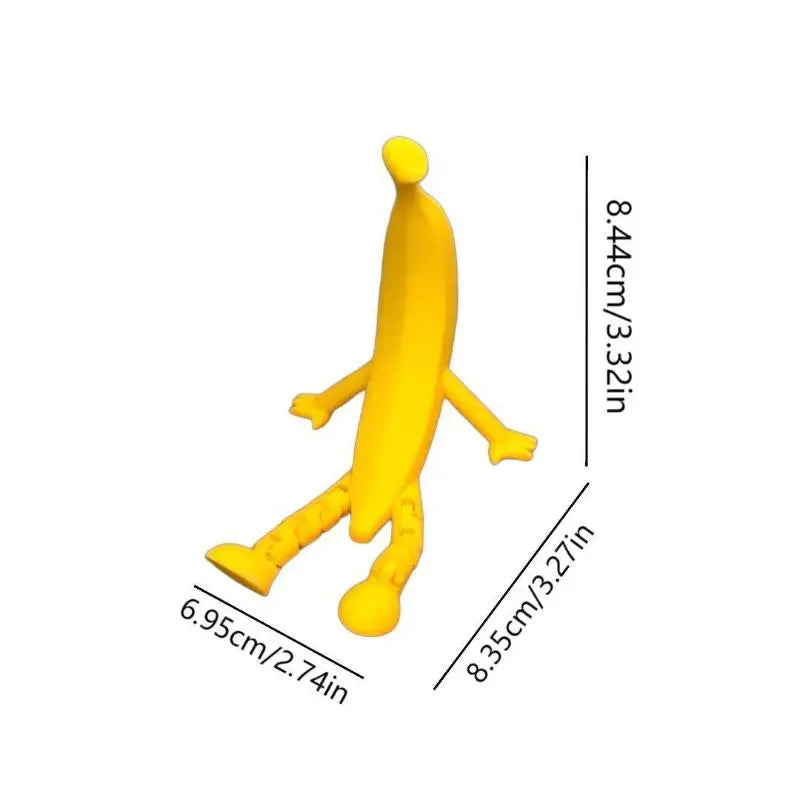 Creative 3D Printed Banana Plastics Sculpture For Garden Decortion Fun Home Decortions Handmade Artwork Desktop Ornaments Crafts