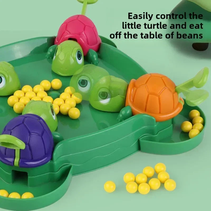 Kids Desktop Competitive Games Turtles Eat Beans safe Parent-child Interaction Entertainment Game Educational Relieve Stress Toy Elk-Valley 3D