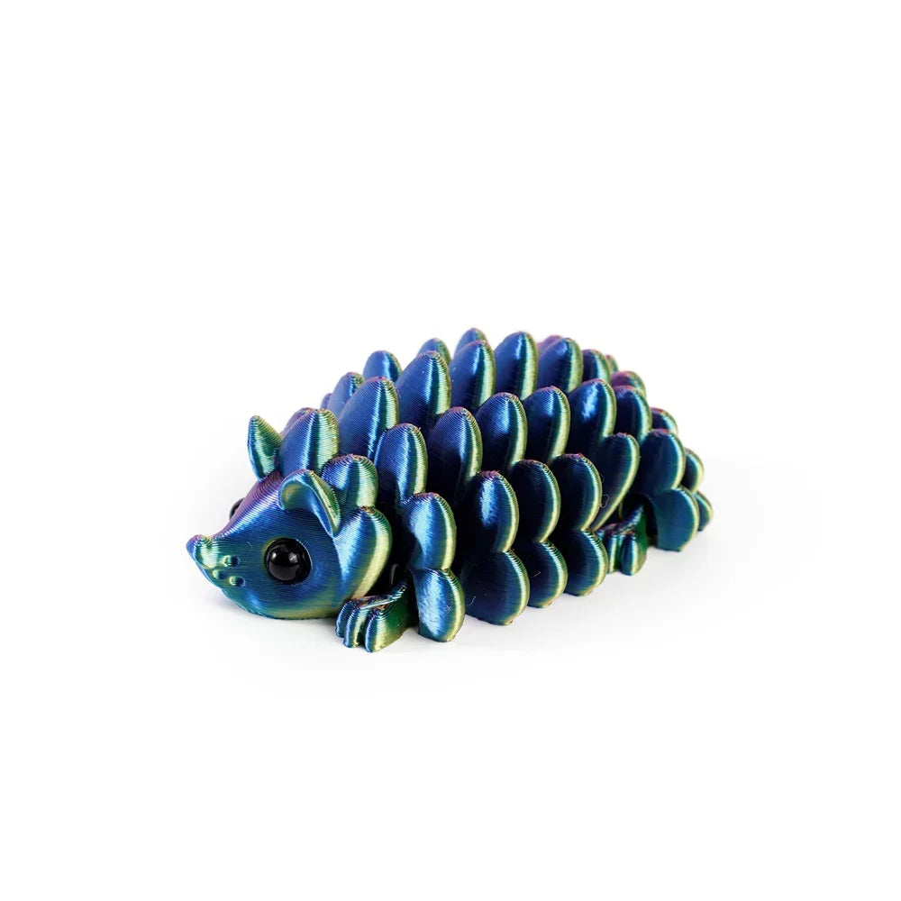 3D Printed Hedgehog Figurine - Versatile Indoor & Outdoor Home Desk Decor Collectible Cone Toy Articulated Cute Figurin Elk-Valley 3D