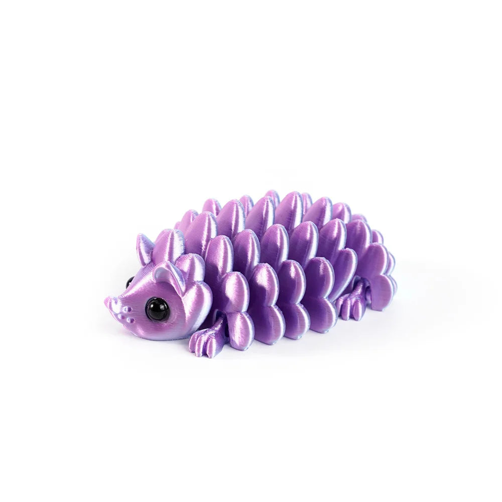 3D Printed Hedgehog Figurine - Versatile Indoor & Outdoor Home Desk Decor Collectible Cone Toy Articulated Cute Figurin Elk-Valley 3D