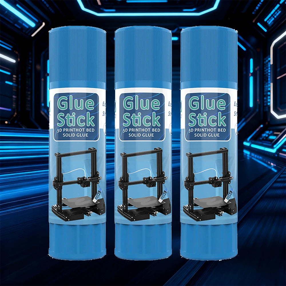 Water-Soluble PVP Glue Stick for 3D Printer-Anti-Warping Adhesive for Heated Glass/PEI Beds Universal FDM Platform Compatibility Elk-Valley 3D