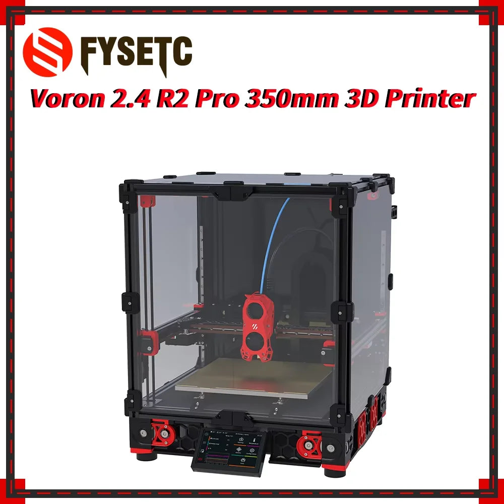FYSETC Voron 2.4 R2 Pro CoreXY Kit 350mm with Stealthburner  VORON TAP CNC X-axis HDMI5 Screen  Voron 2.4 V1.0  3D Printer Parts Elk-Valley 3D