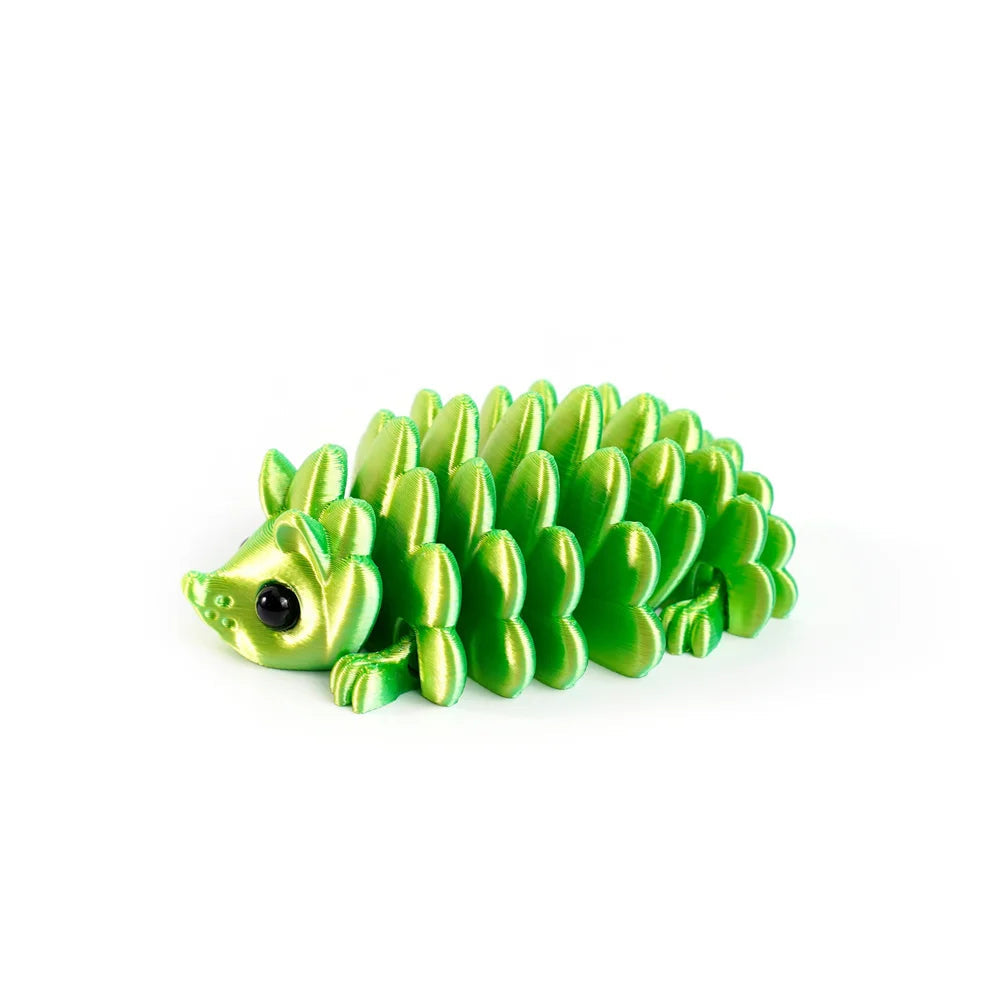 3D Printed Hedgehog Figurine - Versatile Indoor & Outdoor Home Desk Decor Collectible Cone Toy Articulated Cute Figurin Elk-Valley 3D