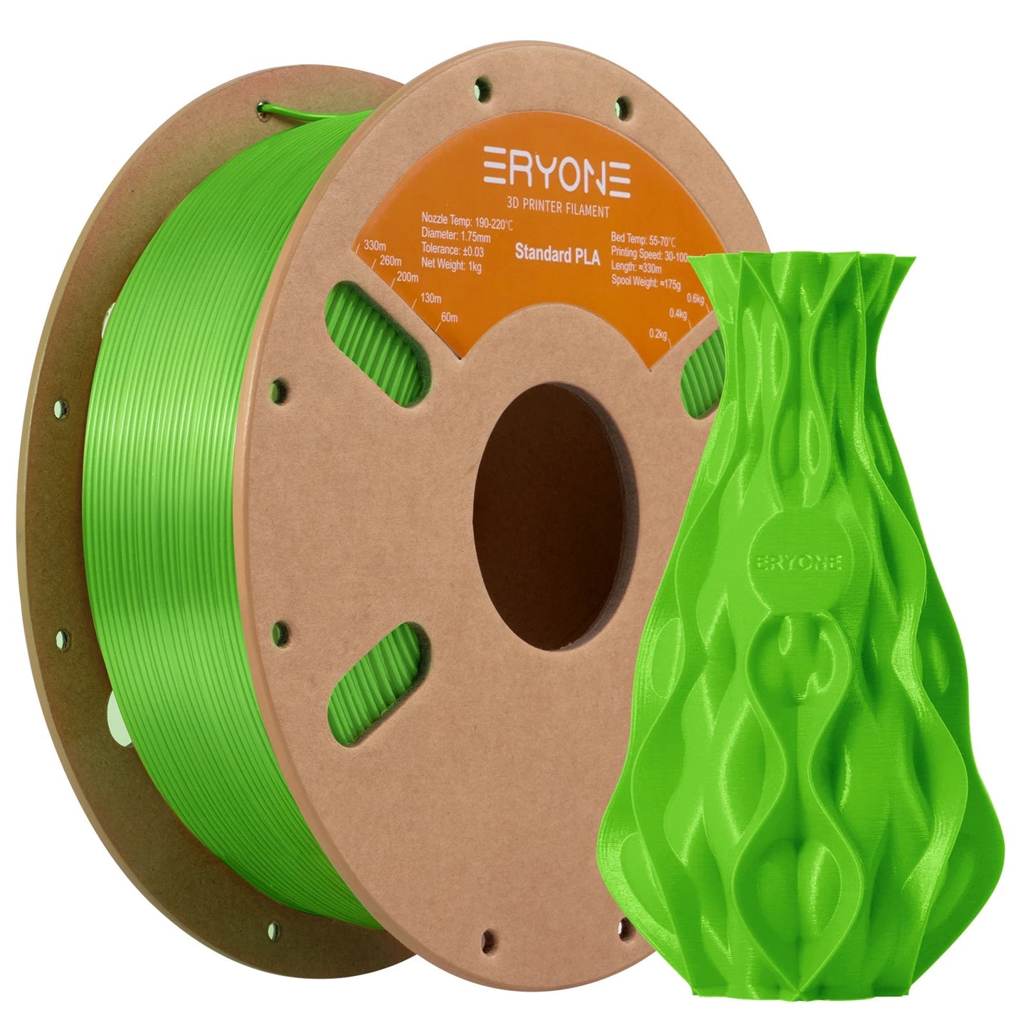 ERYONE Standard PLA Filament 1kg 1.75mm High Quality 3D PLA  Low Shrinkage Consumable For 3D Printer Fast Shipp Elk-Valley 3D
