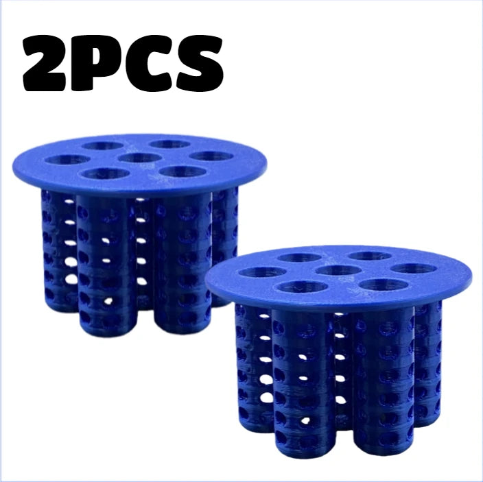 2PC Garden Nursery Pot 7-Hole Garlic Scallion Hydroponic Planters 3D Printed Hydroponic Mold for Flower Vegetable Home Gardening Elk-Valley 3D