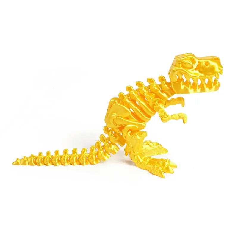 3D Printed Dragon Dinosaur Model Joints Can Move Freely Desktop Craft Ornament Gifts for Kids For Landscaping Decoration Elk-Valley 3D