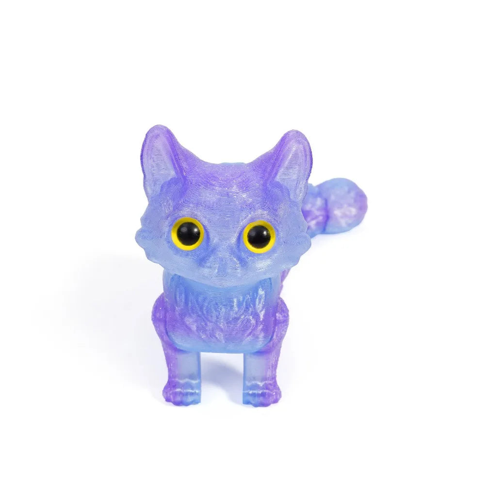 3D Printed Cute Cats Tail Joint Movable Kawaii Kitten Ornament Room Decor Car Decorations Desktop Decorations Gifts To Friends Elk-Valley 3D