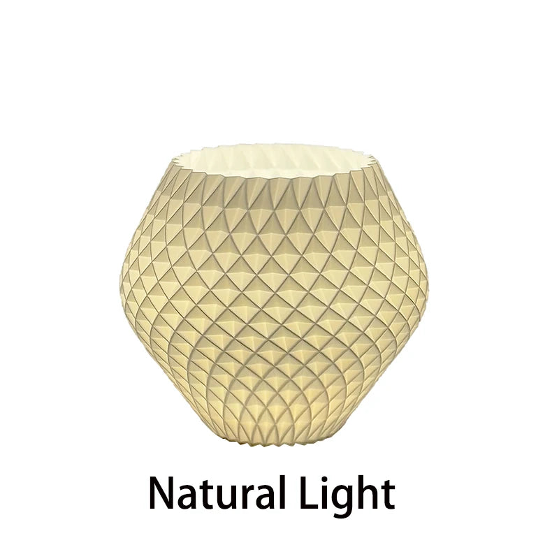 3D Print Home Decorative Crafts Suitable For Bedroom, Living Room, Lampshade, Vase, Dual-use Craft Ornament
