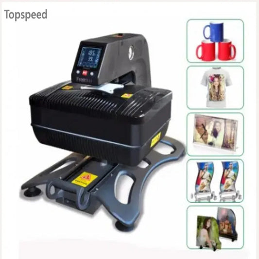2025 New 3D Sublimation Heat Transfer Printer Vacuum Press Machine for Cases Mugs T-shirts Plates Multifunctions Elk-Valley 3D