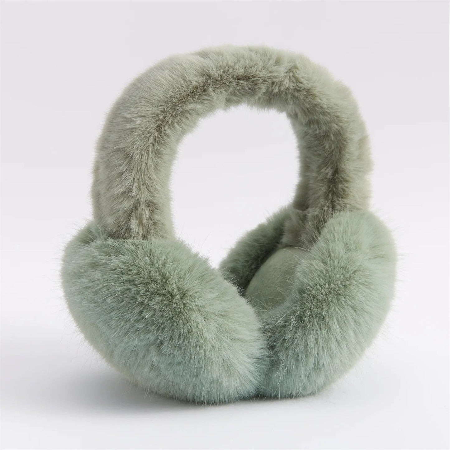 Anjj High Quality Earmuffs Faux Rabbit Fur Hang Ear Cover Warm Winter Ear Muffs Fur Earmuffs Unisex Adult Ear Warmer Fold Elk-Valley 3D