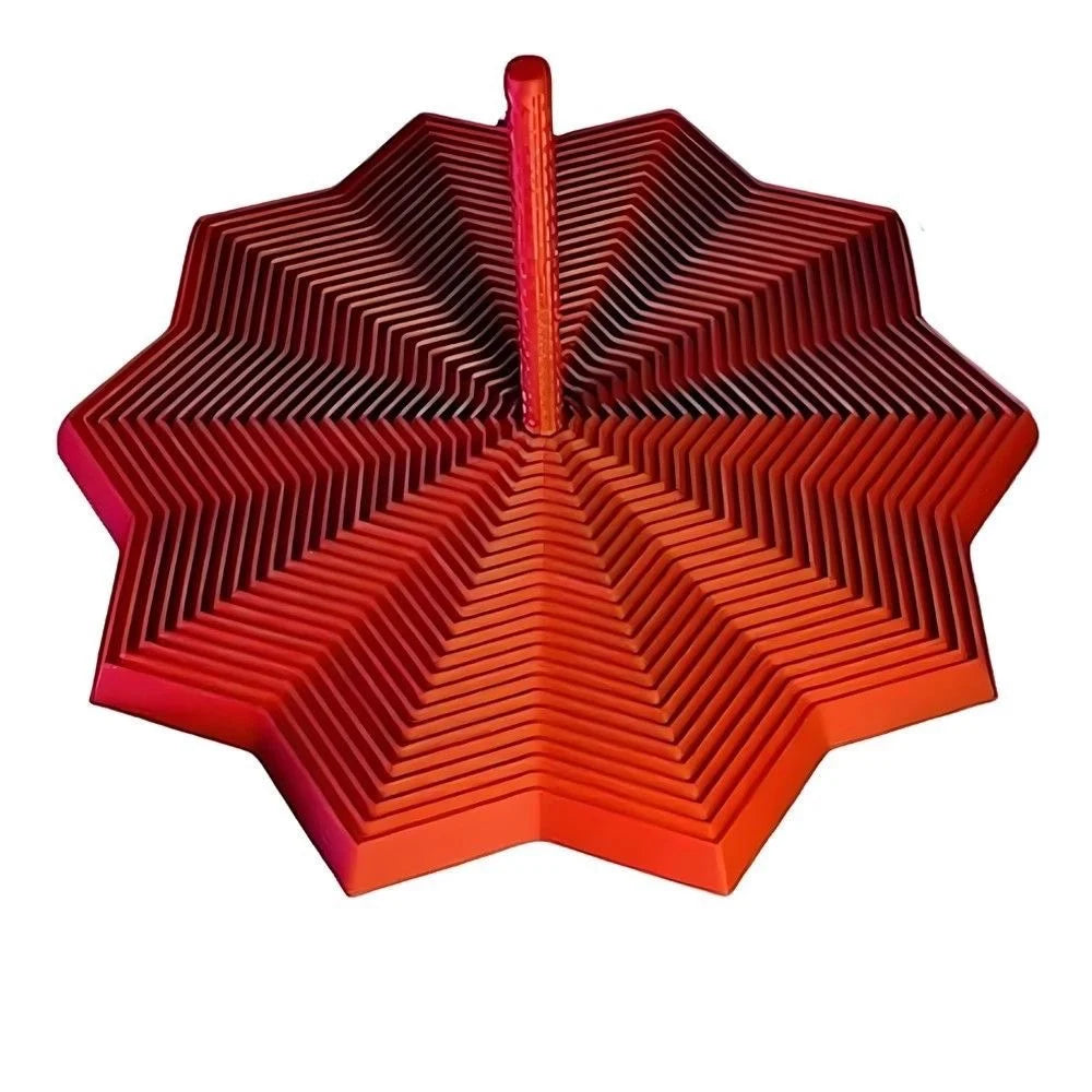 3D Printing Expanded Sensory Fidget Star Model Visual Illusion Hexagon Whirling Spiral Ornaments Stress Relief Board Game