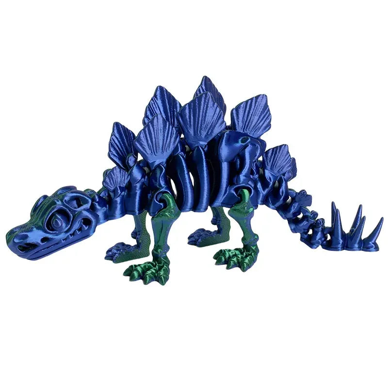 3D Printed Dragon Dinosaur Model Joints Can Move Freely Desktop Craft Ornament Gifts for Kids For Landscaping Decoration Elk-Valley 3D