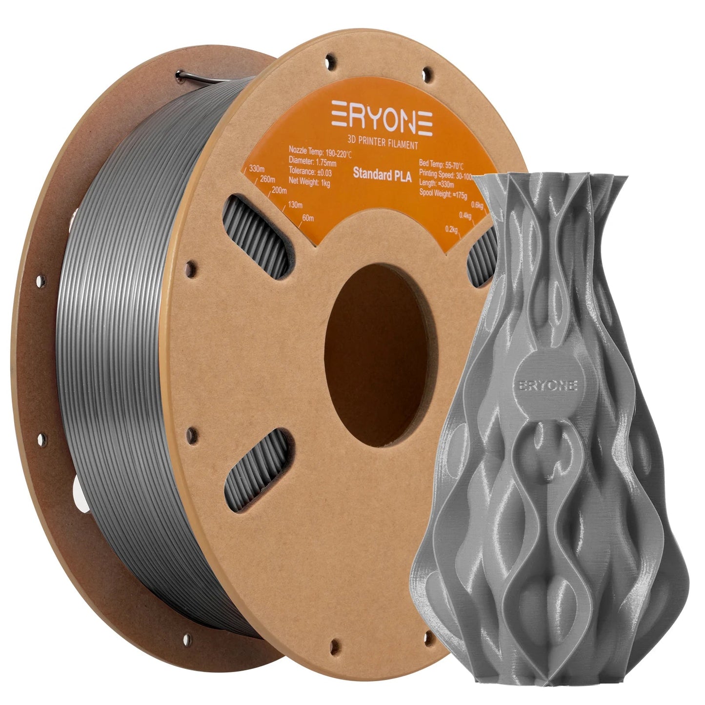 ERYONE Standard PLA Filament 1kg 1.75mm High Quality 3D PLA  Low Shrinkage Consumable For 3D Printer Fast Shipp Elk-Valley 3D