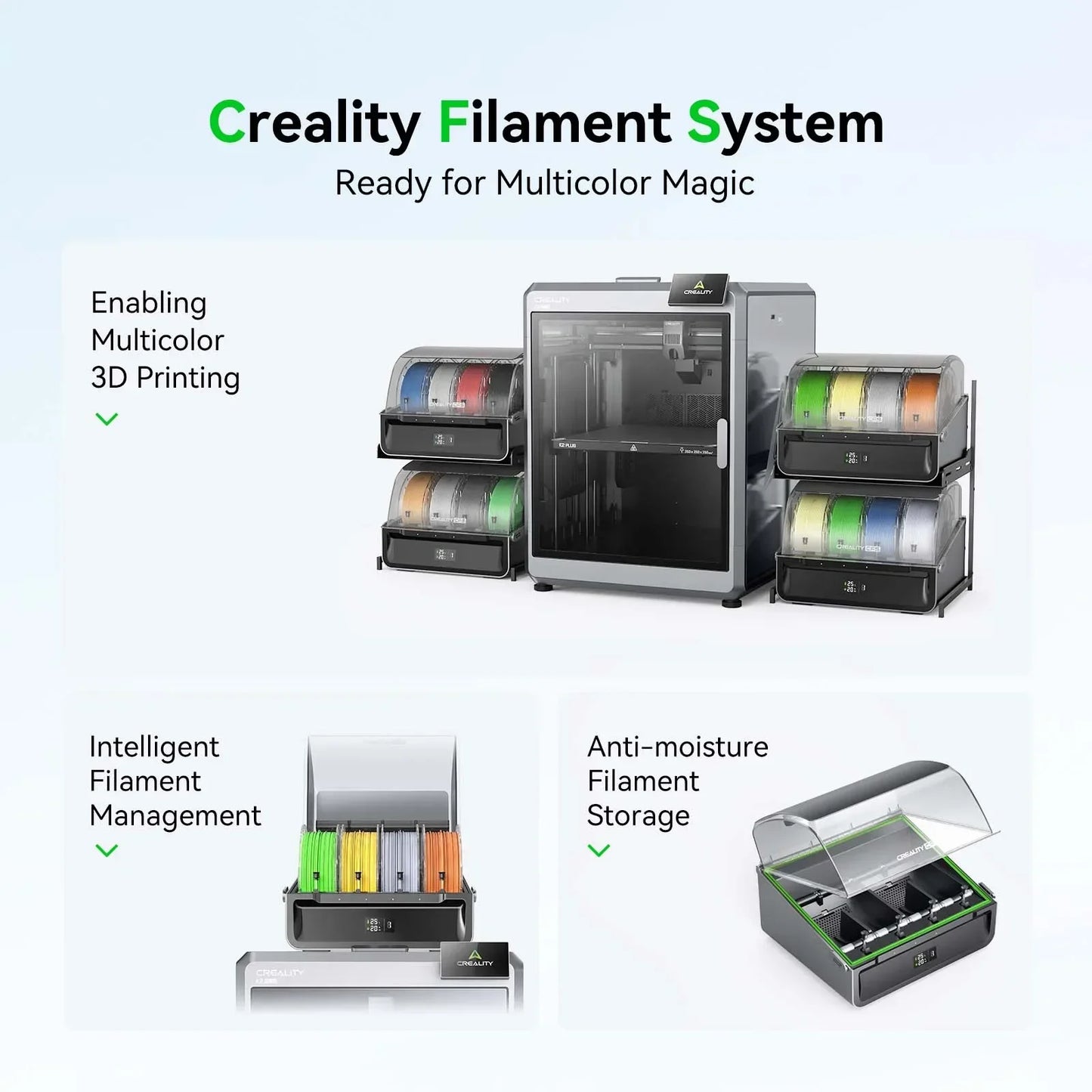 Original CREALITY CFS Creality Filament System Auto Filament Identification Applicable To 3D Printer K2 PLUS 3d Printer Parts