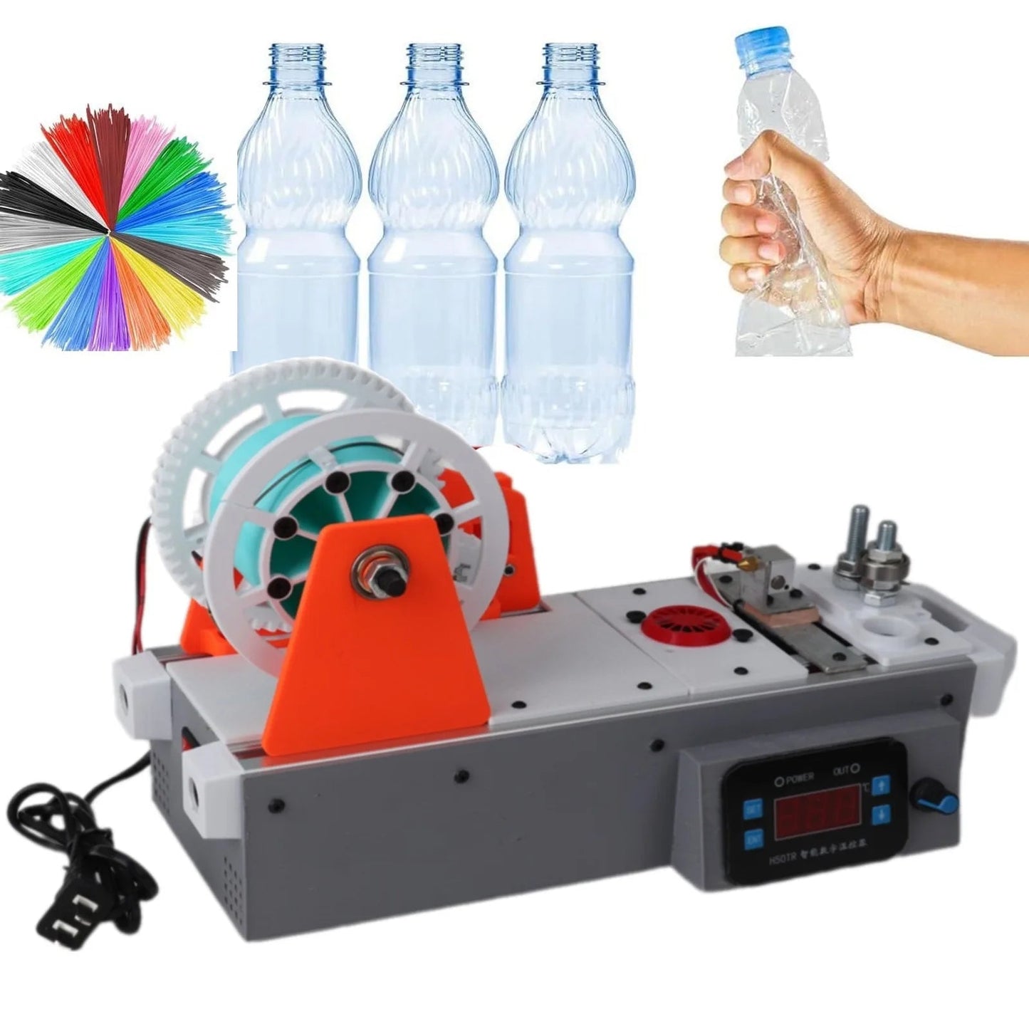 Multifunctional DIY Desktop 3D Filament Extruder Kit Professional Tool for Homemade 3D Printer Consumables Makers Workshop Elk-Valley 3D