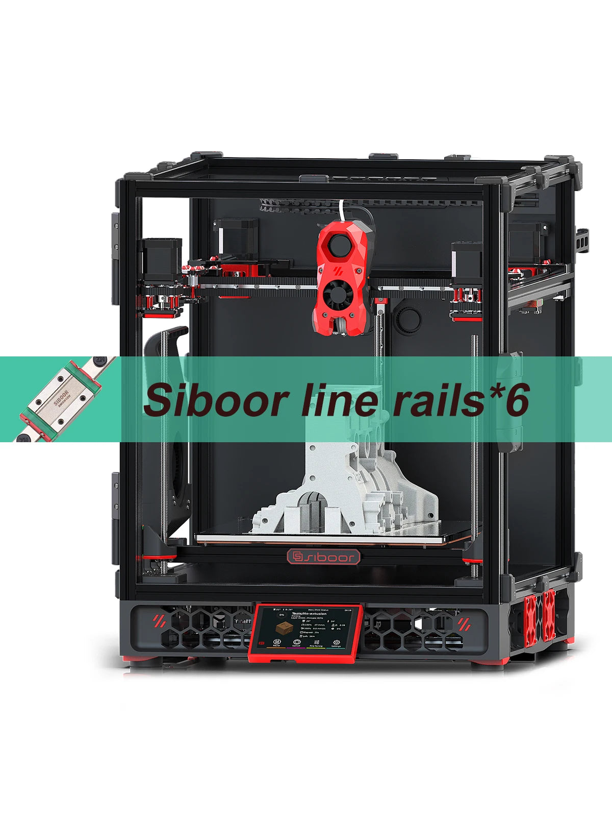 Upgraded SIBOOR Voron Trident [JUNE] CNC Metal Structure 4AWD CoreXY 3D Printer DIY Desktop Automatic Leveling High Speed Kit Elk-Valley 3D