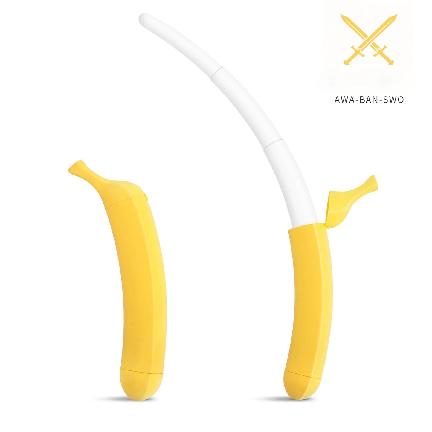 3D Printed Banana Telescopic Sword Portable Decompression Creative Simulation Fruit Props Ornaments Gifts Handicrafts Elk-Valley 3D