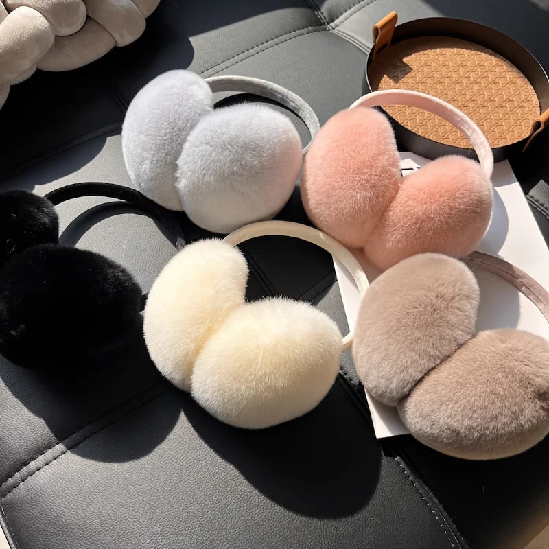 Outdoor warm plush earmuffs/Ideal Christmas gifts/Cycling earmuffs/Anti freezing ear caps/Winter ear protectors/Folding earmuffs Elk-Valley 3D