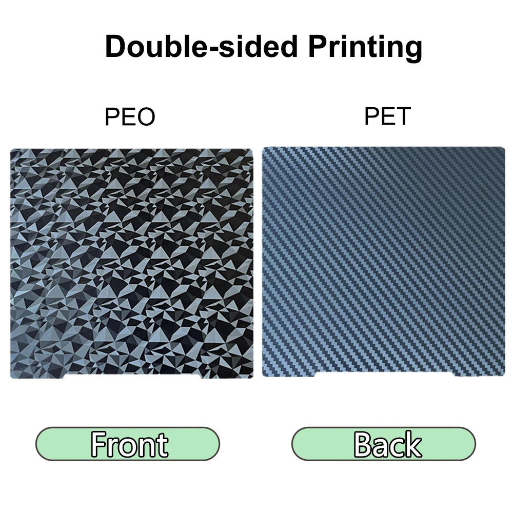 For Prusa i3 MK3 MK3S+ MK4 Build Plate Double Sided Printing 3D Printer Heated Bed Spring Steel Sheet for Prusa MK4 PEI Sheet Elk-Valley 3D