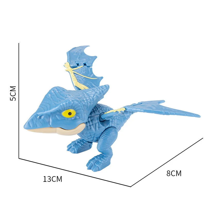 NEW 2024 Bite Hand Jurassic Dinosaur Toys Park Gifts Simulation Animal Rex Raptor Model Souvenir Birthday Elk-Valley 3D