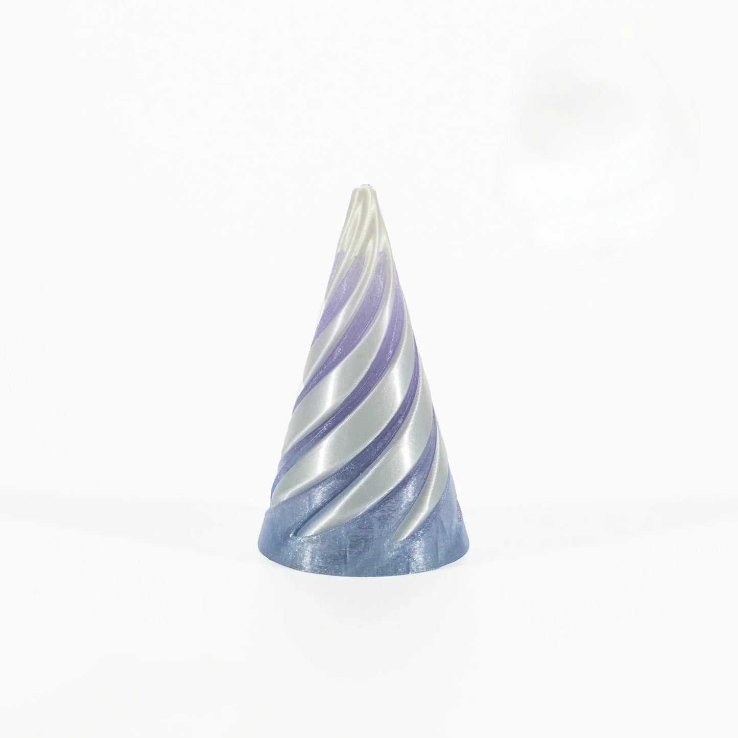 3D Printed Spiral Cone Toy Impossible Pyramid Passthrough Sculpture Pass Through Pyramid Toy Mini Vortex Thread Illusion Elk-Valley 3D