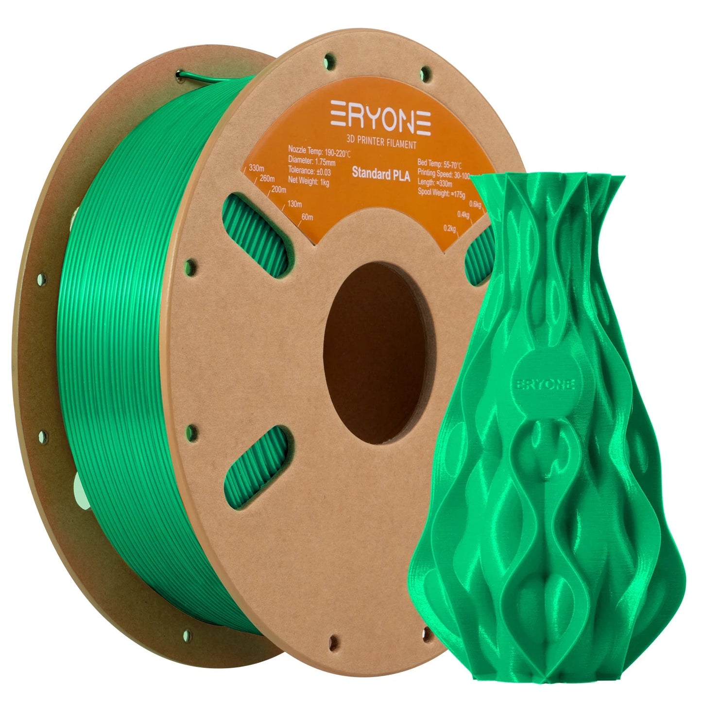 ERYONE Standard PLA Filament 1kg 1.75mm High Quality 3D PLA  Low Shrinkage Consumable For 3D Printer Fast Shipp Elk-Valley 3D