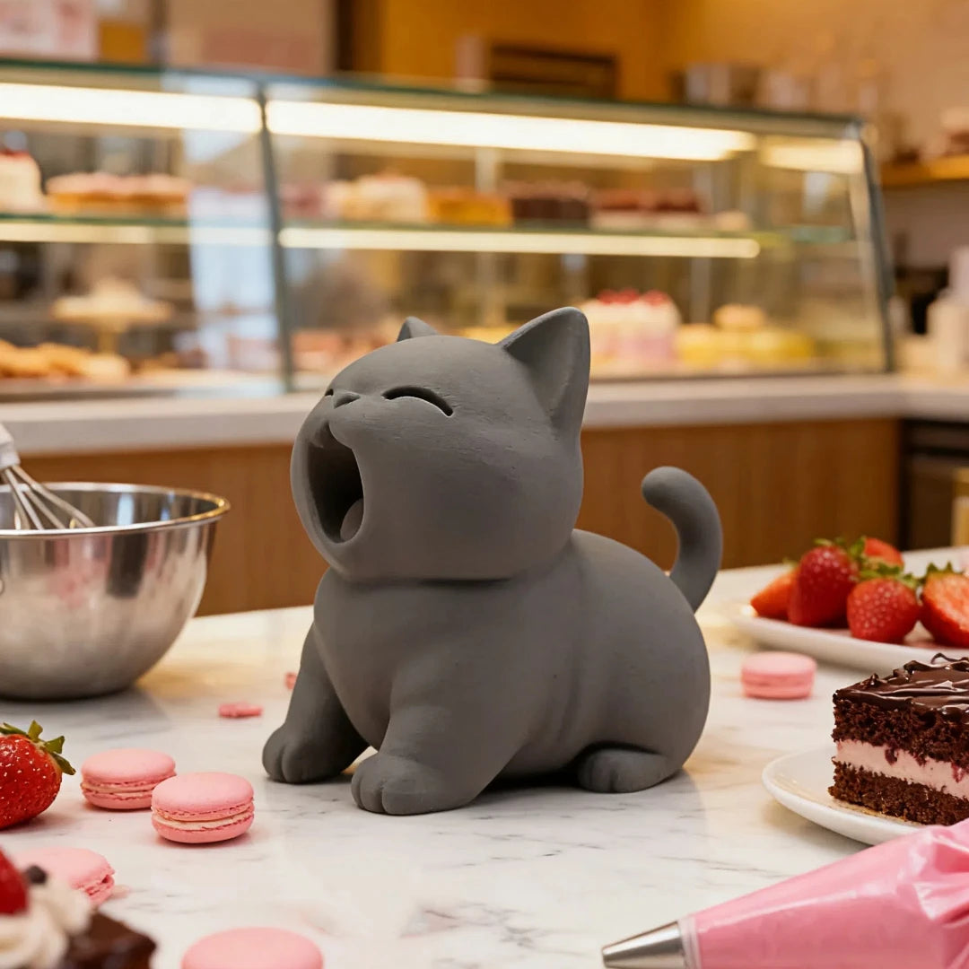 3D Printed Creative Cat Ornaments, Can Be Used as Home Decor Standing on a desk, shelf or side by side Elk-Valley 3D