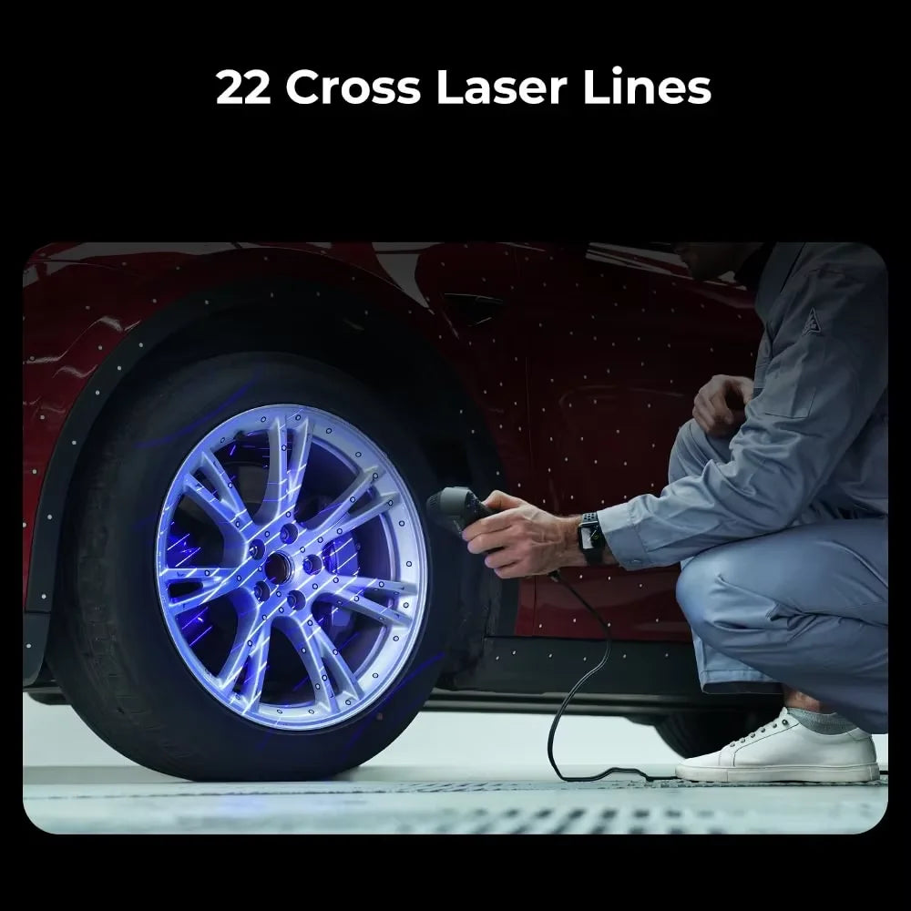 Creality Raptor Pro 3D Scanner Dual Mode 22+7 Blue Laser Line/NIR 0.02mm Accuracy 60FPS Anti-Shake Tracking 24Bit Color Scanning