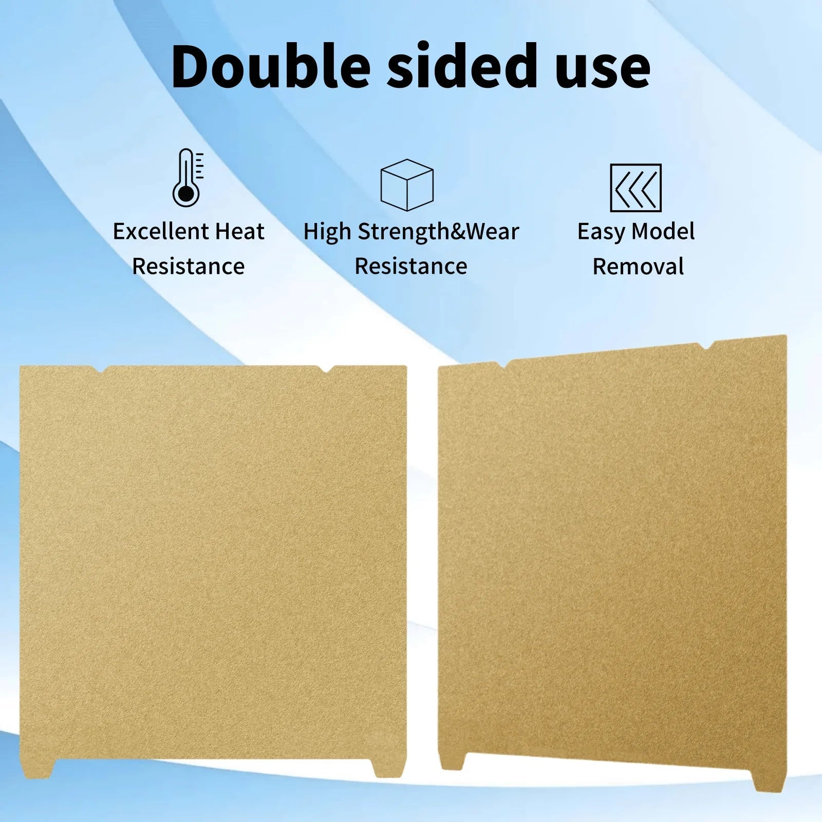 235×235mm Double Sided Magnetic Spring Steel Sheet, PEI PEO Build Plate Bed Accessory For Creality K1 K1C H1H Ender 5 S1 End Elk-Valley 3D