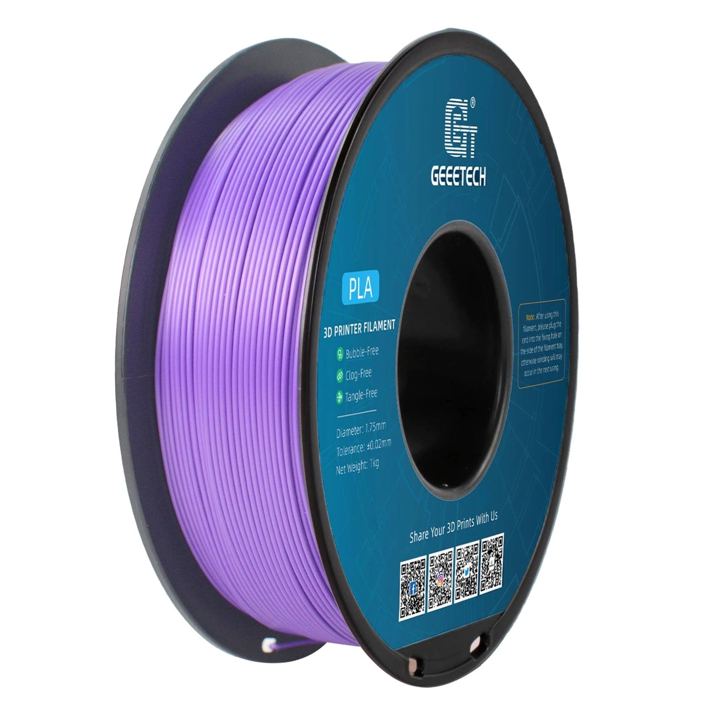 Geeetech Standard PLA Filament 1kg 1.75mm 3D Printer Plastic Material, Accuracy 0.03mm, Free Shipping Fit Most FDM Printer Elk-Valley 3D