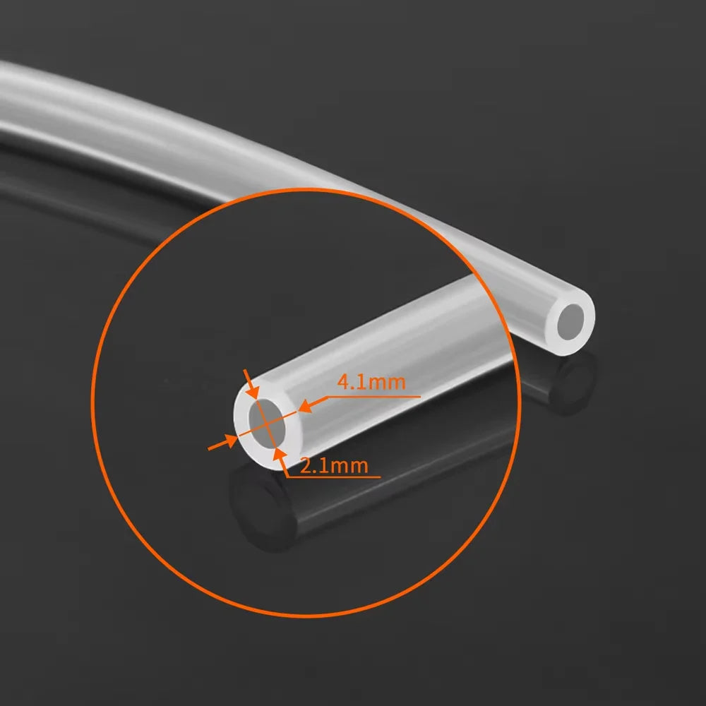 1/2/4M Bowden Extruder PTFE tube for J-head Hotend V5 V6 1.75mm Filament ID 2mm OD 4mm Teflonto pipe for Ender 3 3D Printer Part Elk-Valley 3D