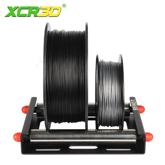 XCR3D Adjustable Filament Spool Holder Bearing Design For 3D Printer ABS PLA PETG 3D Printing Material Rack Tray Black 5kg 10kg