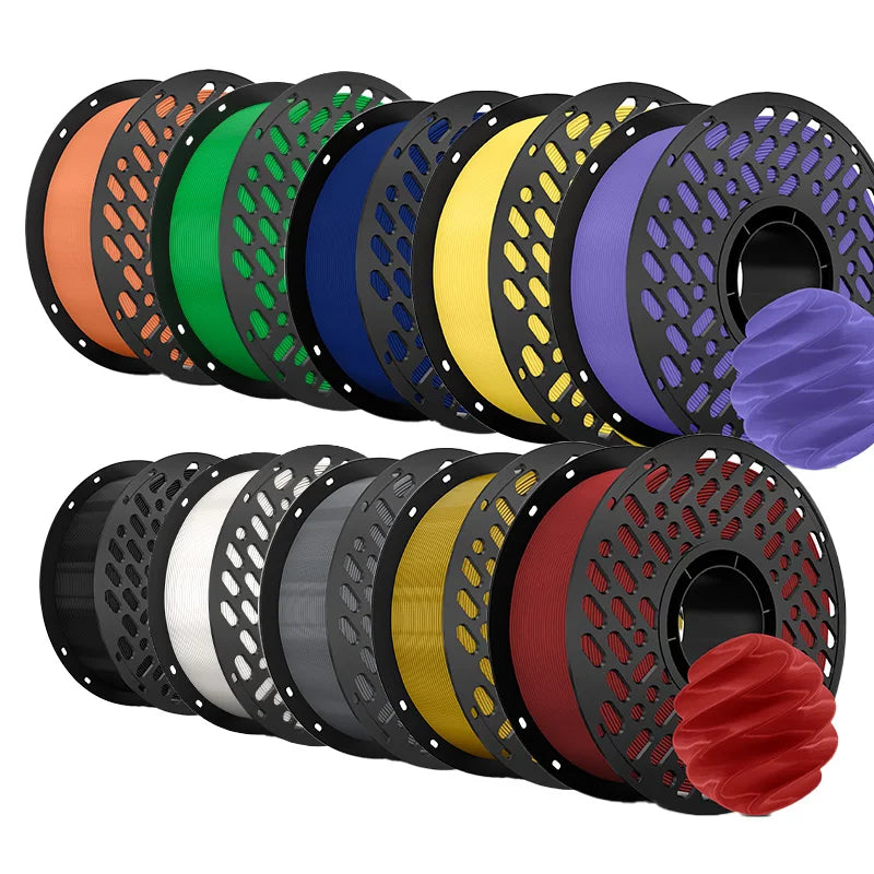 PLA filament 3D Printer Filament 10 Rolls 1KG 1.75MM Eco-Friendly Good Toughness Mix Color Free Shipping