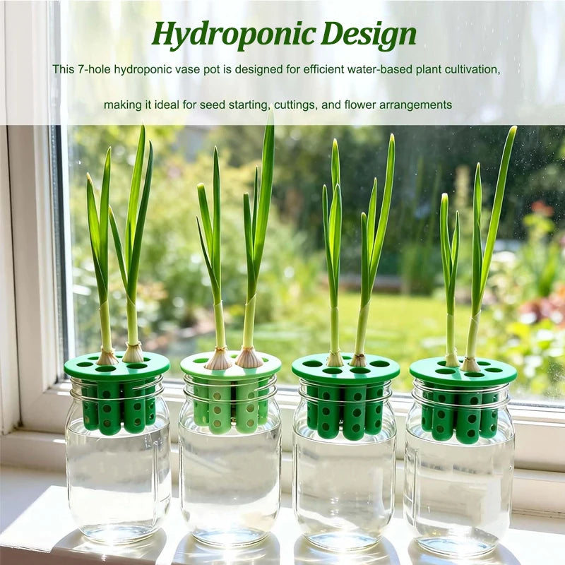 Hydroponic Vegetables Seed Planters Plant Garlic & Green Onion/Outdoor Nursery Pot  Gardening Flowers Plant Tray Growing Tool Elk-Valley 3D
