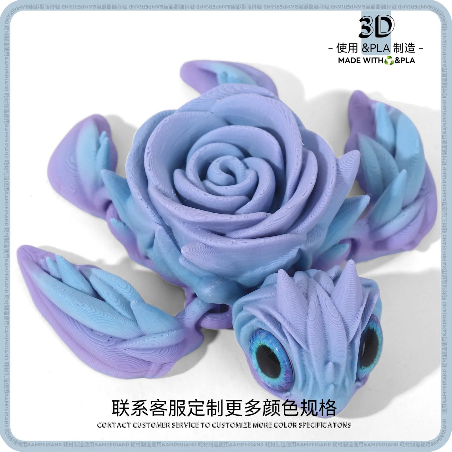 3D printing sea turtle joints creative model artifacts fish tank aquascape animal ornaments desktop decoration Elk-Valley 3D