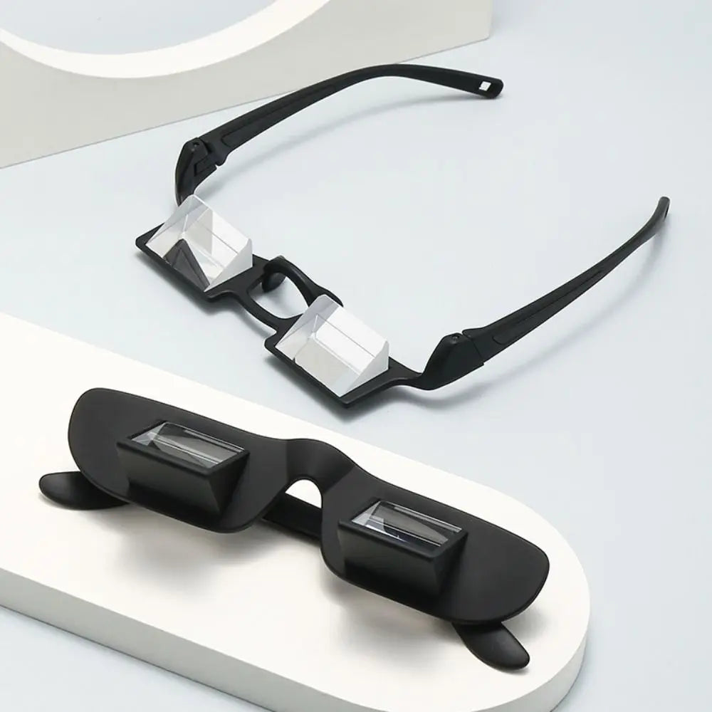 Hight Transparent Climbing Clear Prism Glasses Refractive Comfortable Climbing Clear Prism Eyeglasses 90 Angle Prism Spectacles Elk-Valley 3D