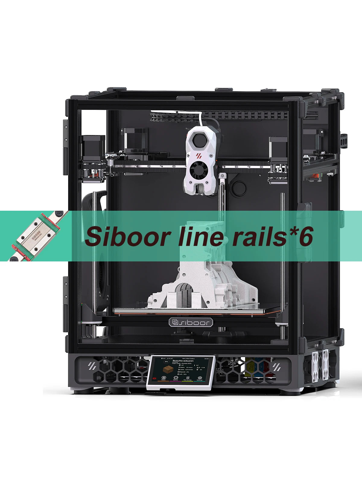 Upgraded SIBOOR Voron Trident [JUNE] CNC Metal Structure 4AWD CoreXY 3D Printer DIY Desktop Automatic Leveling High Speed Kit Elk-Valley 3D