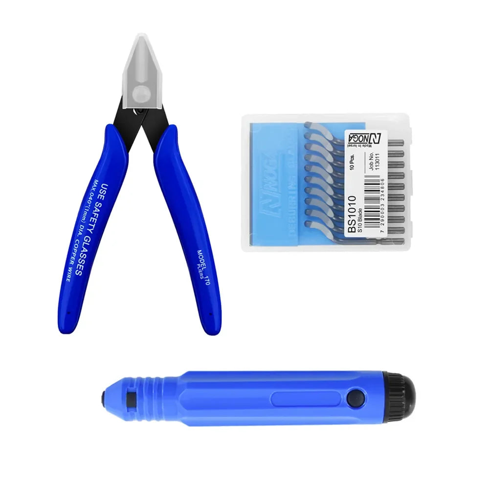 3D Printer Tool Kit Trimming Knife Scraper Cleaning Needle Tweezers Pliers Scraper Basic Deburring Tools Kit DIY 3D Printer Part