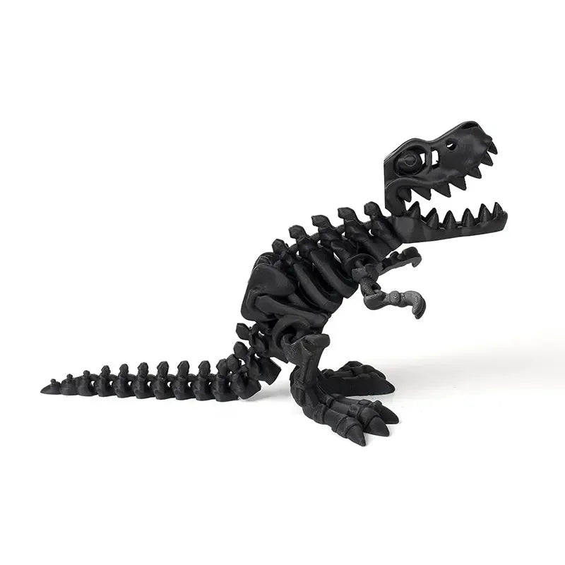 3D Printed Dragon Dinosaur Model Joints Can Move Freely Desktop Craft Ornament Gifts for Kids For Landscaping Decoration Elk-Valley 3D