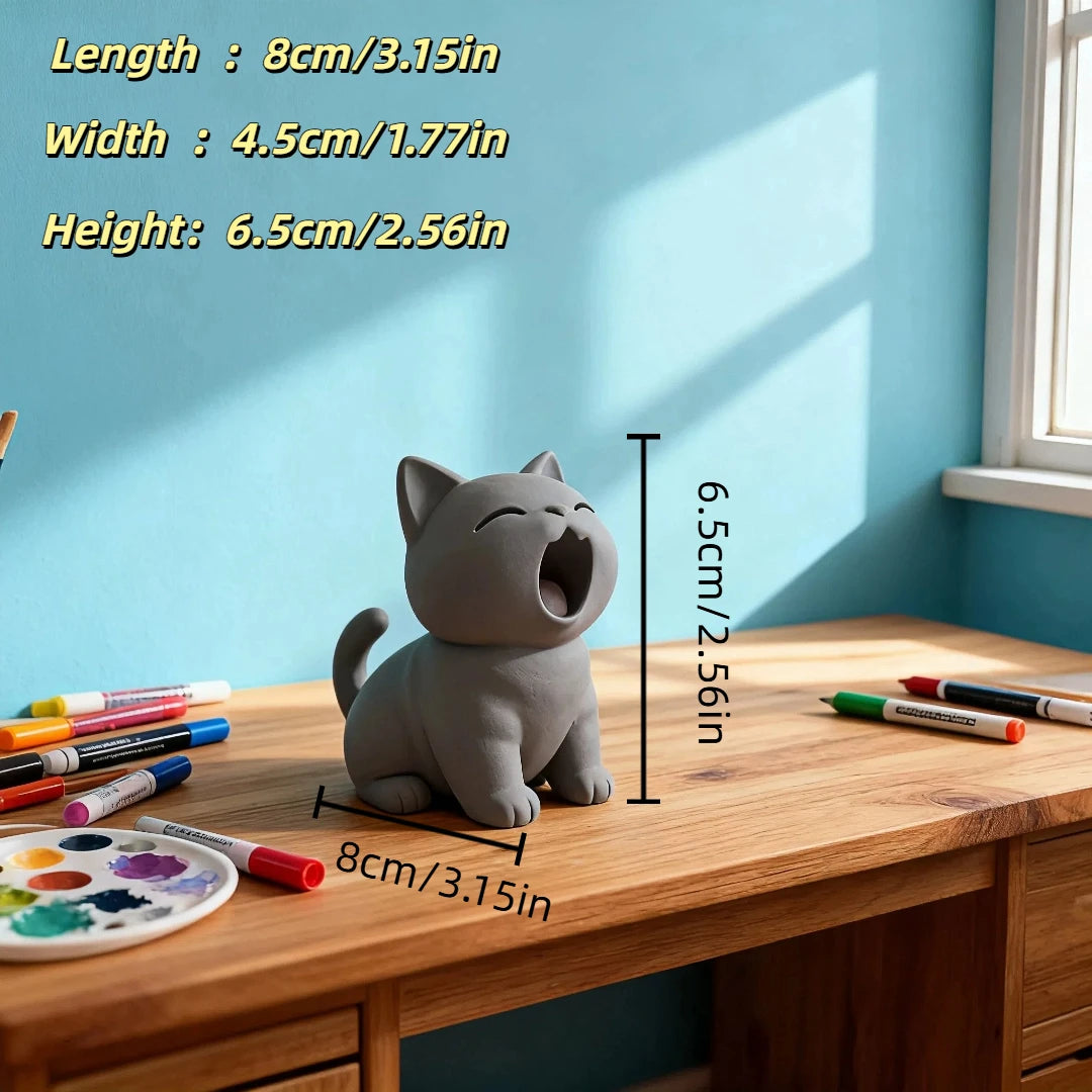 3D Printed Creative Cat Ornaments, Can Be Used as Home Decor Standing on a desk, shelf or side by side Elk-Valley 3D