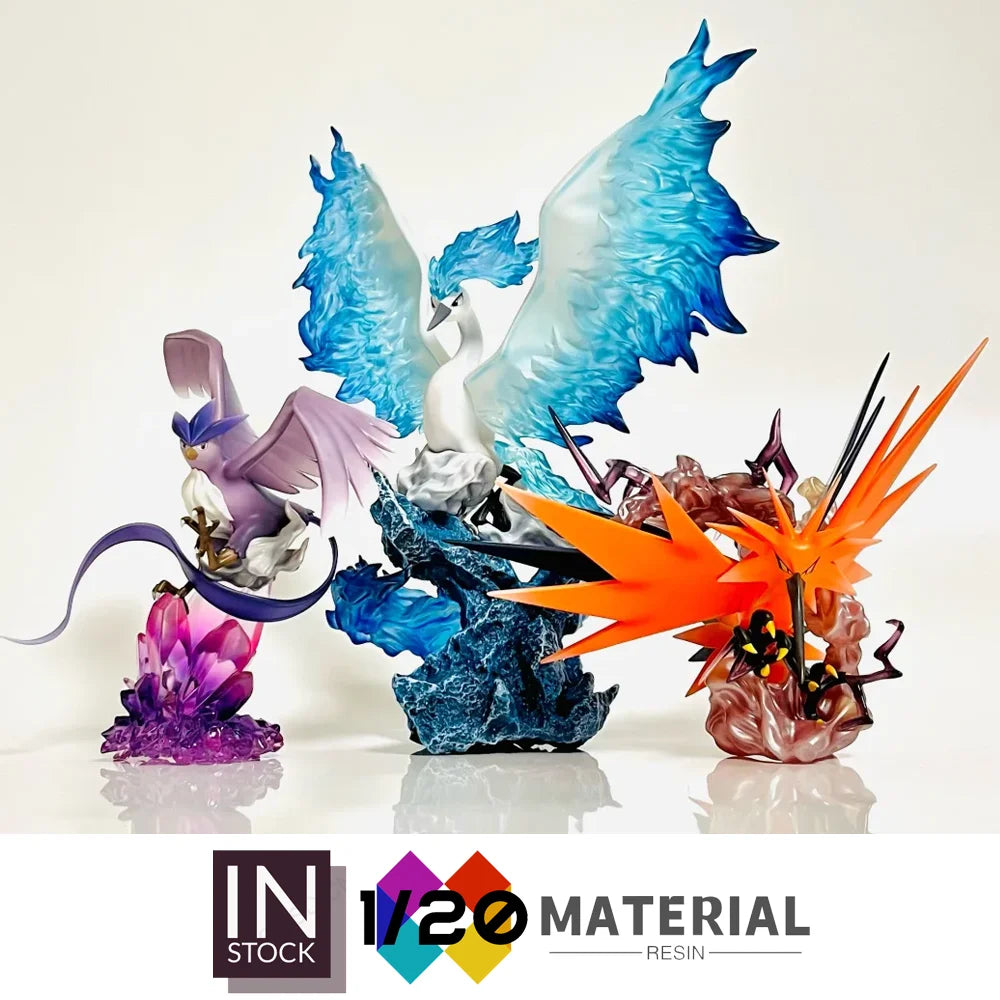 [In Stock]1/20 Resin Scale World [PUMPFAKE] – Moltres & Articuno & Zapdos Elk-Valley 3D